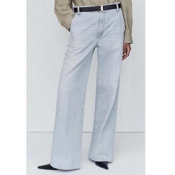 AGOLDE Pants - AGOLDE Shona Trouser Jeans Light Wash Blue Women Sz 27 Classic Casual Office